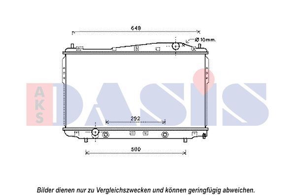 AKS DASIS Radiaator,mootorijahutus 510154N